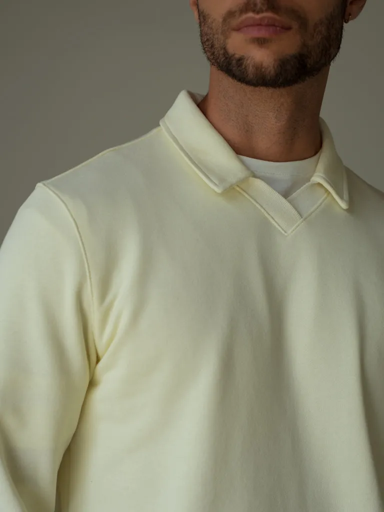 PULLOVER SWEATSHIRT UNISEX - SOFT WHITE
