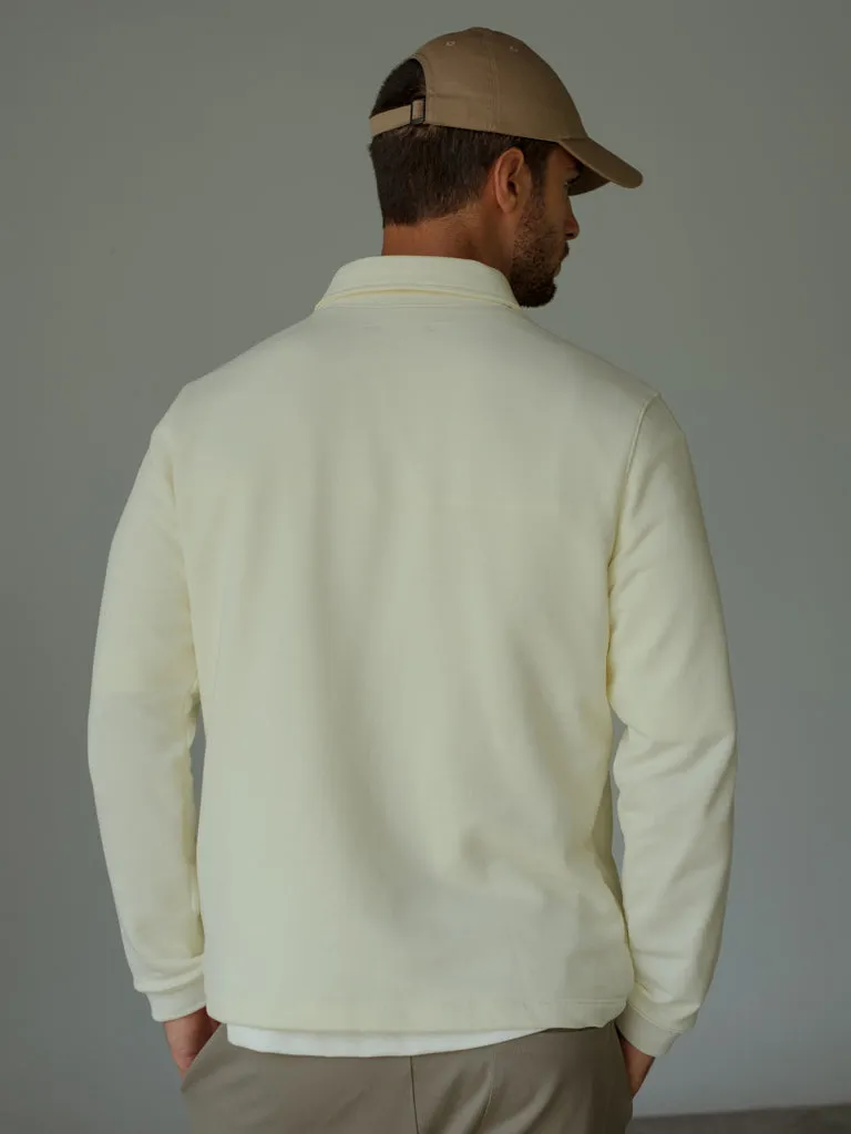 PULLOVER SWEATSHIRT UNISEX - SOFT WHITE