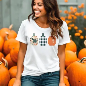 Pumpkin Patchwork T-Shirt