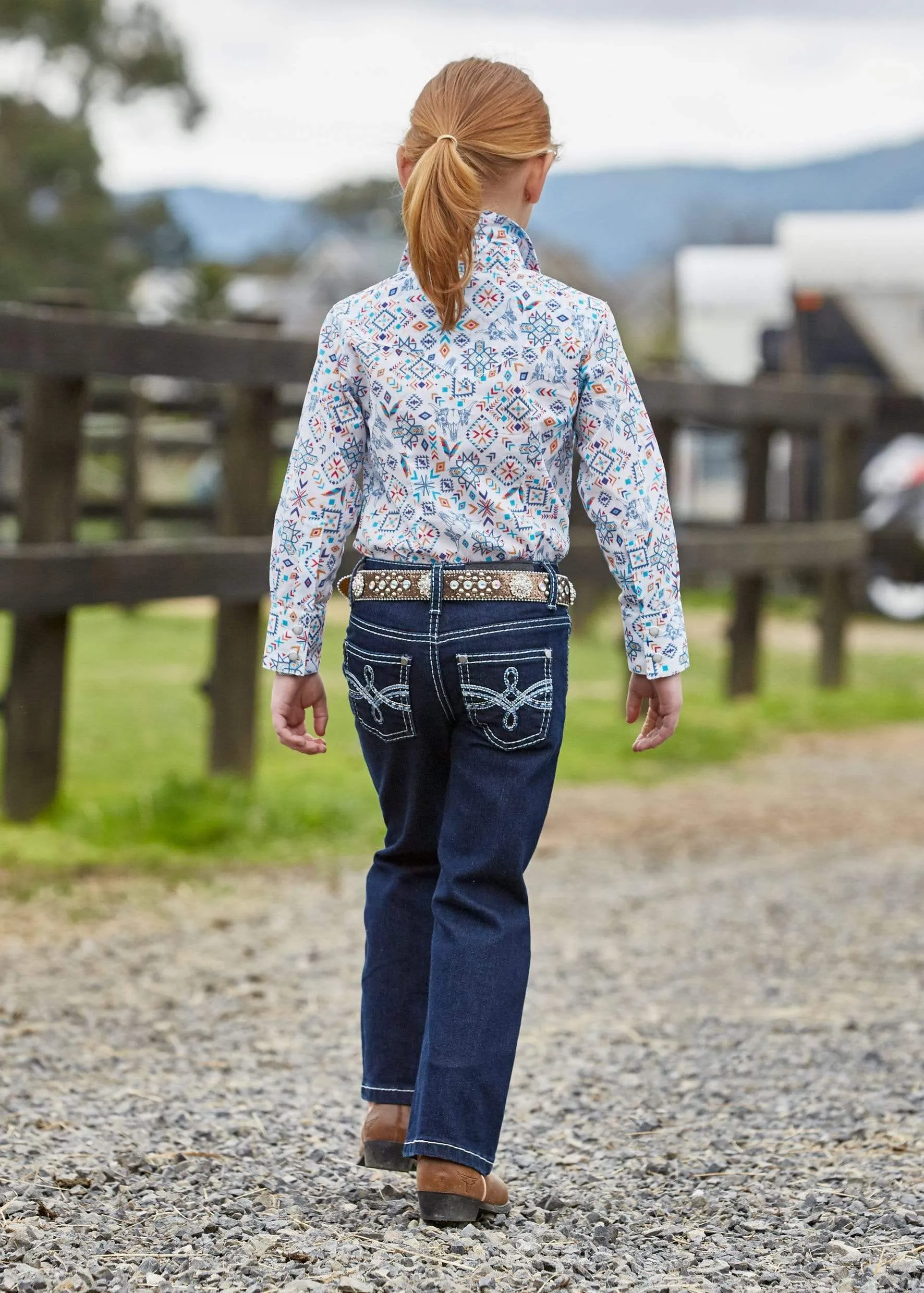Pure Western Jeans Girls Demi Dark Night