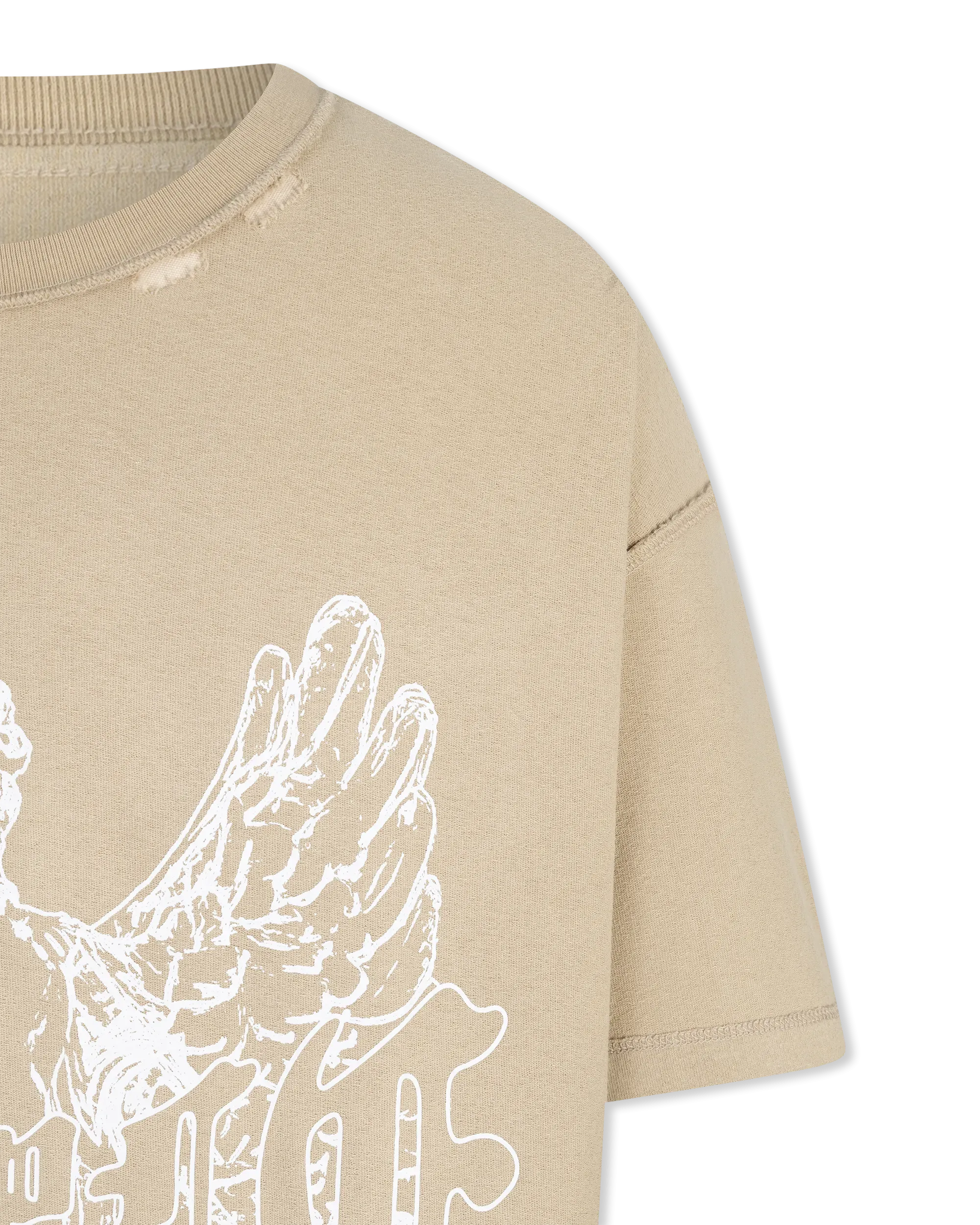 Purple Jeans Textured Inside Out Guardian T-shirt