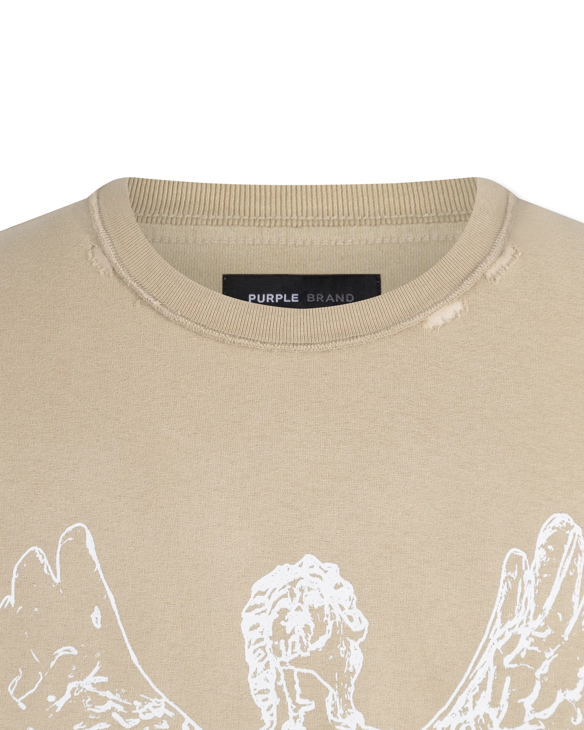 Purple Jeans Textured Inside Out Guardian T-shirt