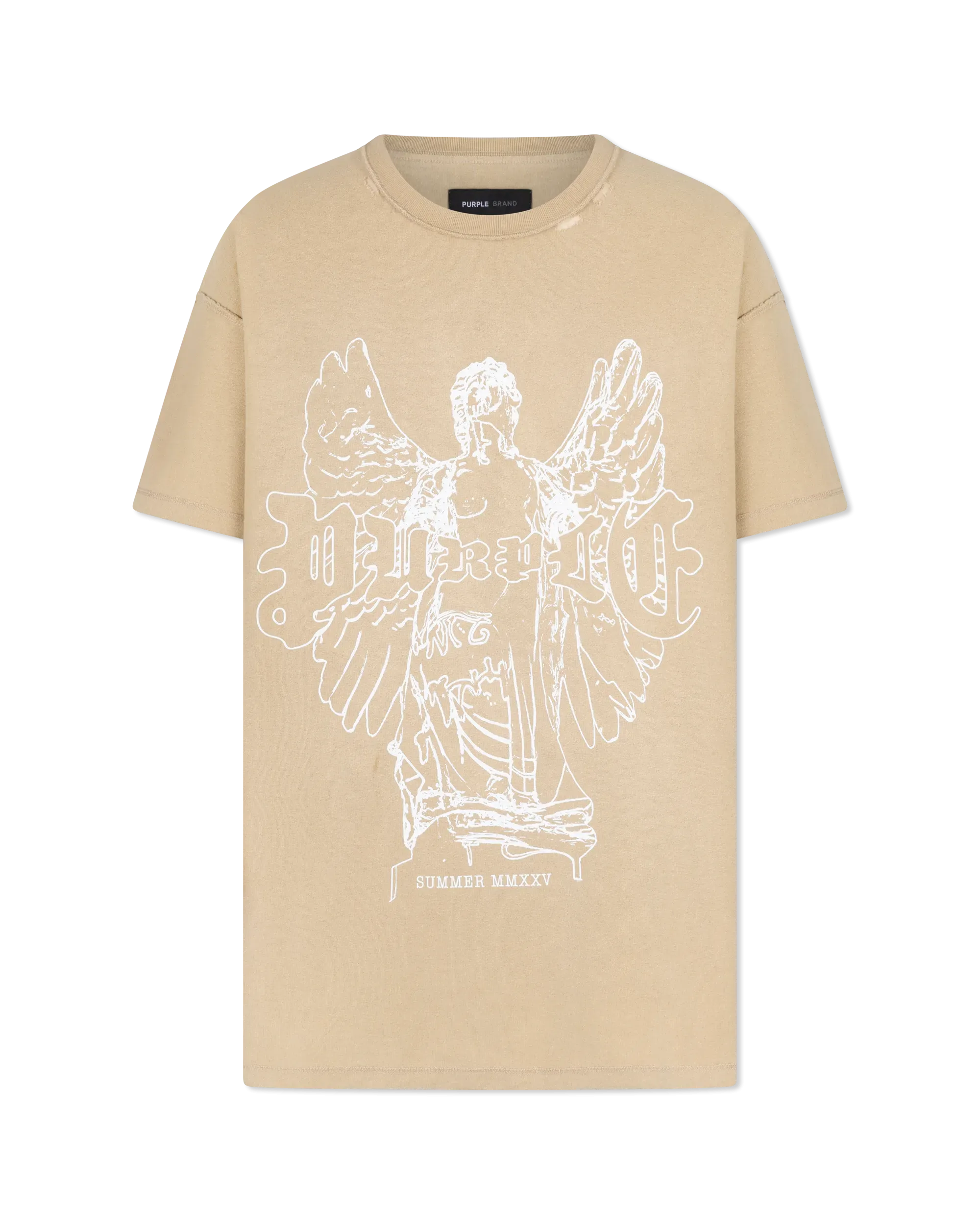 Purple Jeans Textured Inside Out Guardian T-shirt