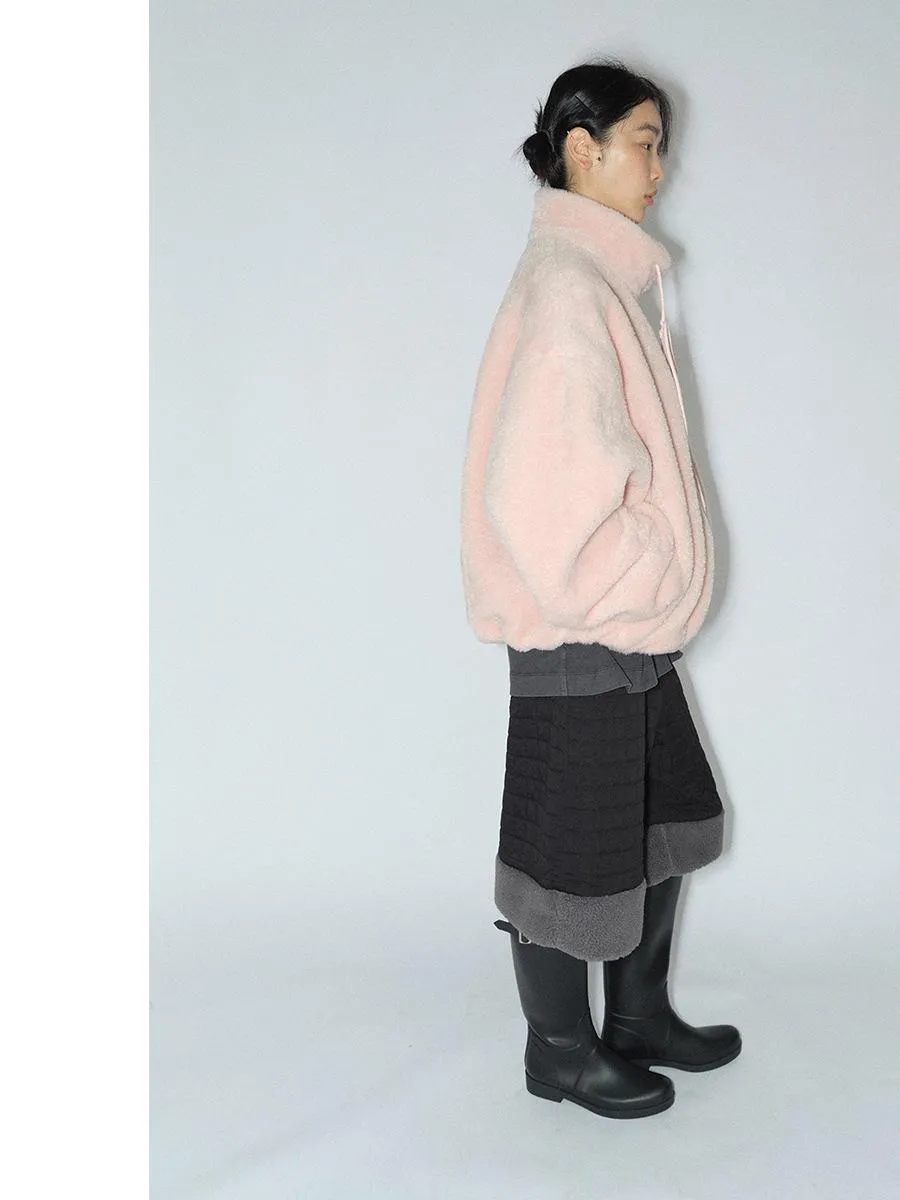 Quilted Knee-Length Shorts