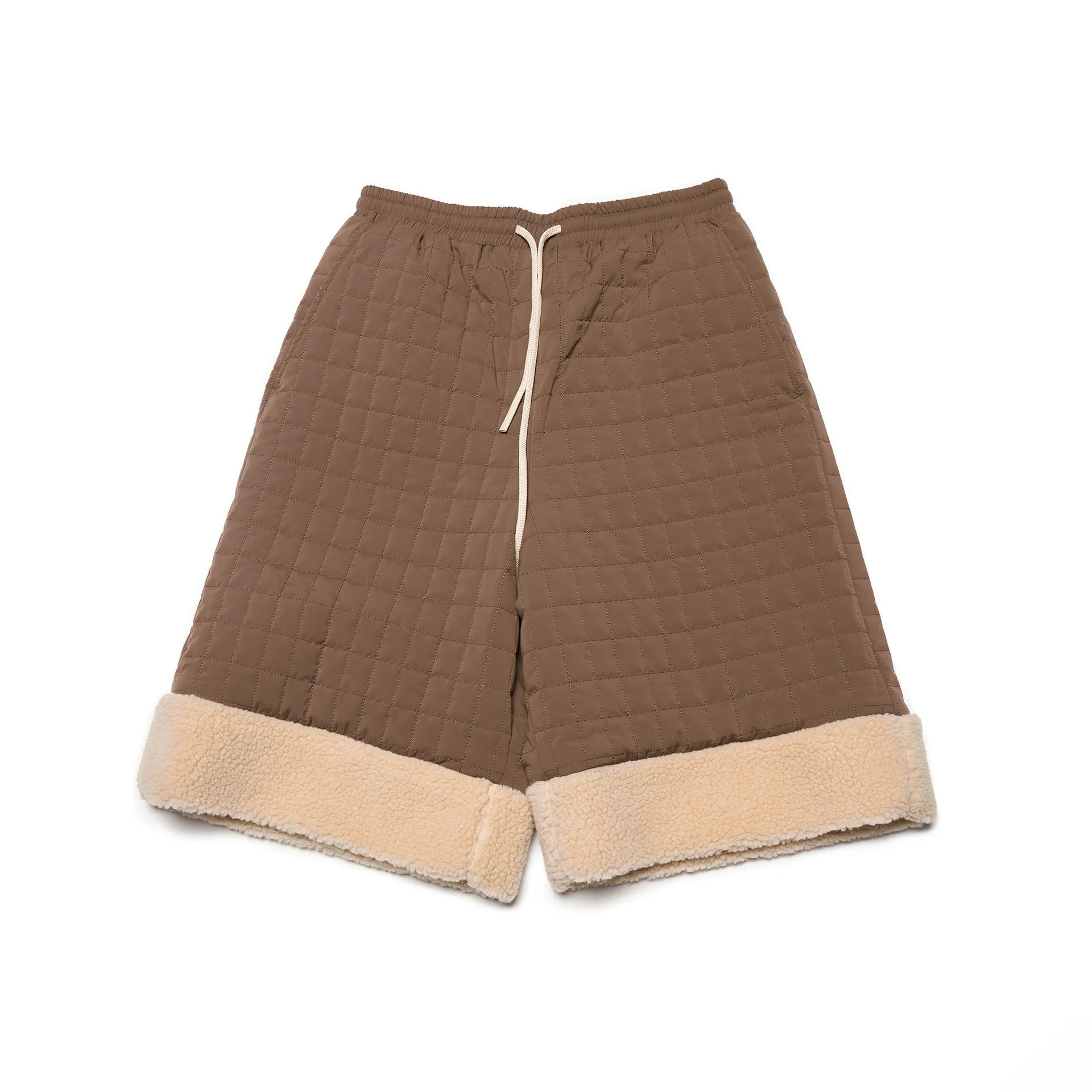 Quilted Knee-Length Shorts