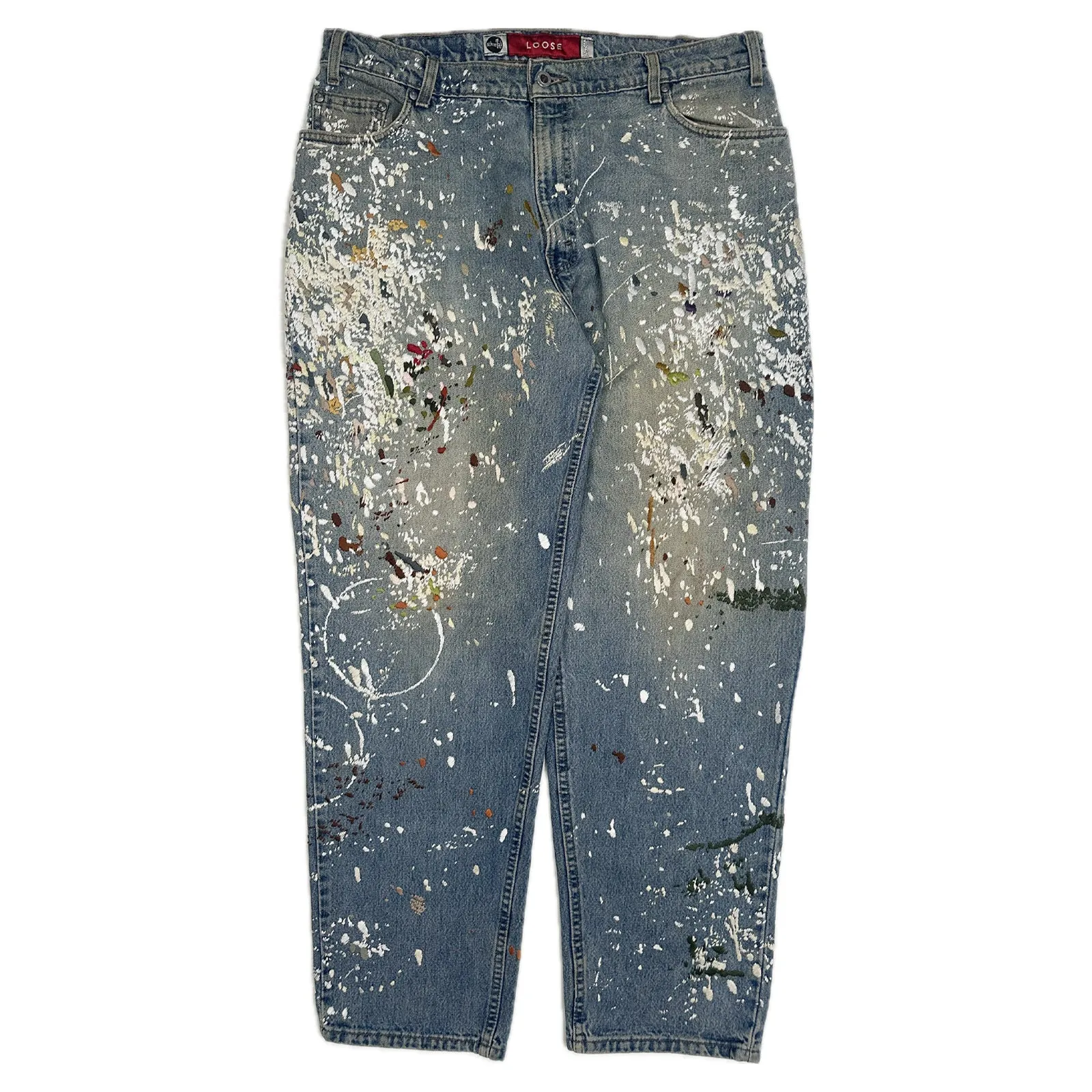 " 007 / 333 " VTG LEVI'S® ' LOOSE ' SILVERTAB JEANS 38W 32L