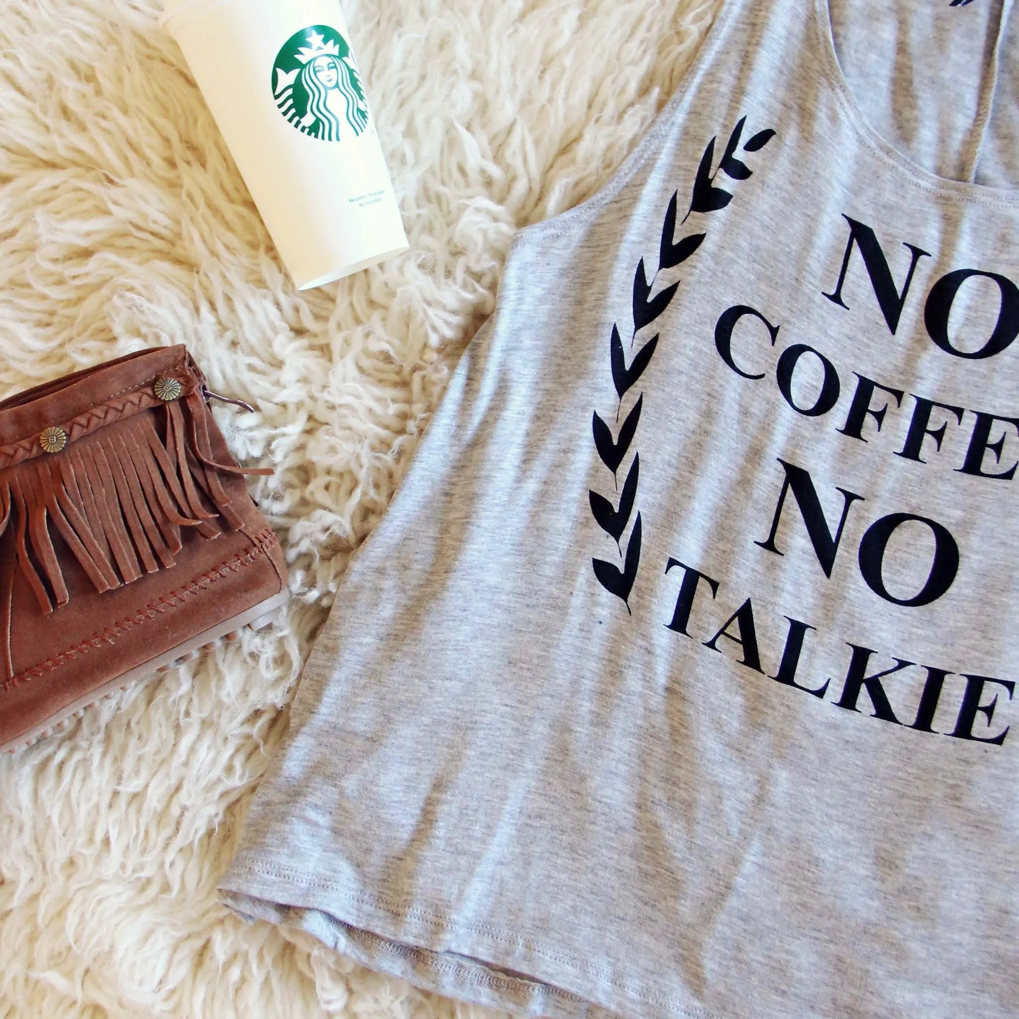 "No Coffee No Talkie" Tank