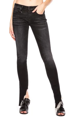 R13 Denim Women's Dark Moon Kate Skinny Jeans Size 24 $395 NWT