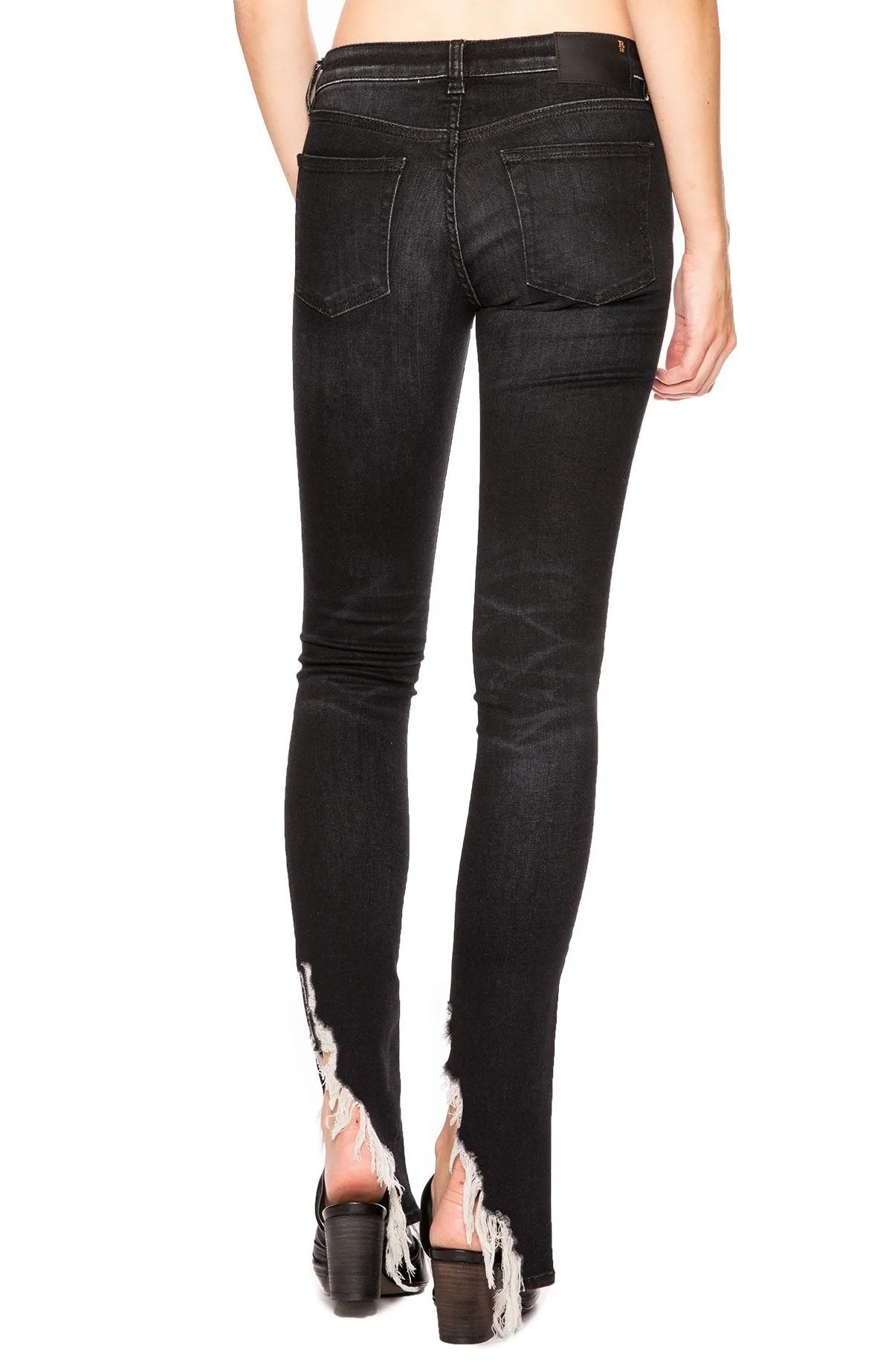 R13 Denim Women's Dark Moon Kate Skinny Jeans Size 24 $395 NWT