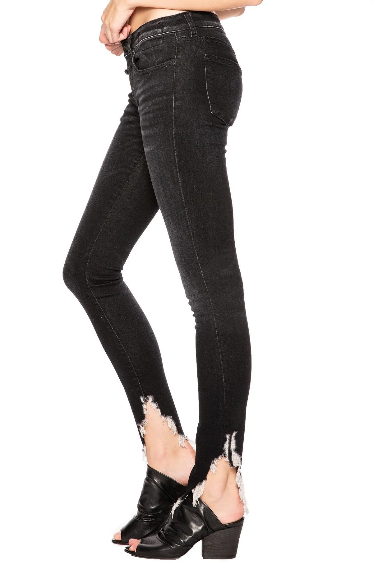 R13 Denim Women's Dark Moon Kate Skinny Jeans Size 24 $395 NWT