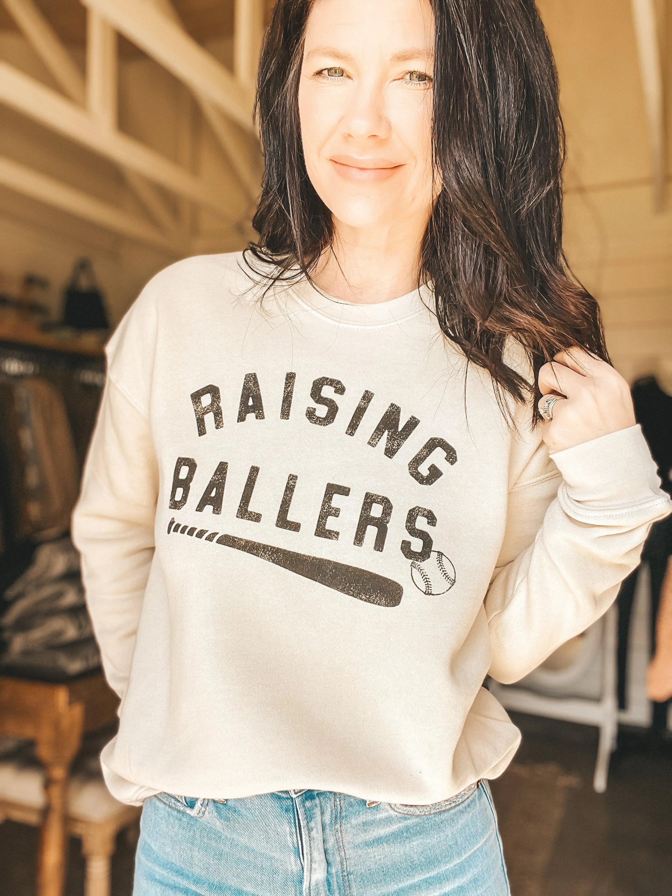 Raising Ballers Baseball Sweatshirt