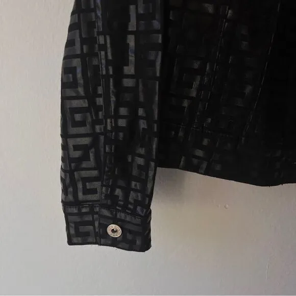*RARE Vintage* Guess Jeans Black Jean Jacket, size: large