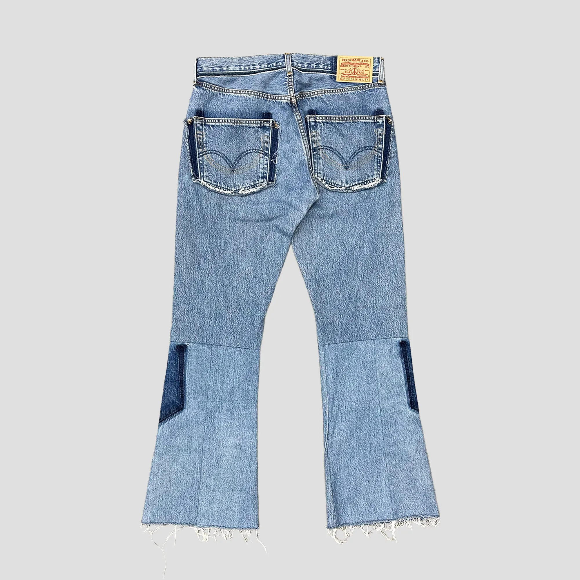 READYMADE DENIM FLARE PANTS