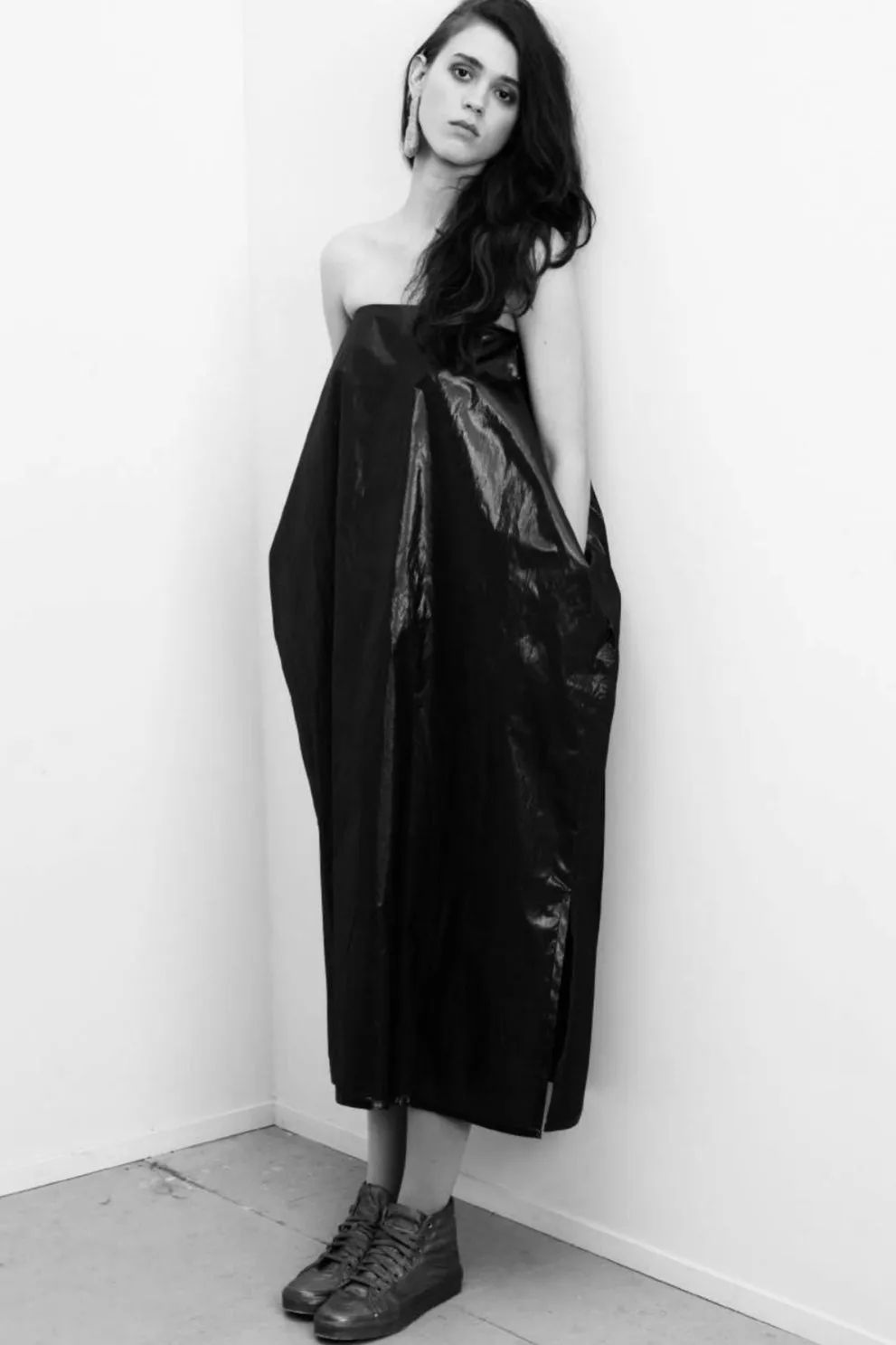 Rectangle Kaftan in Jade Parachute Silk