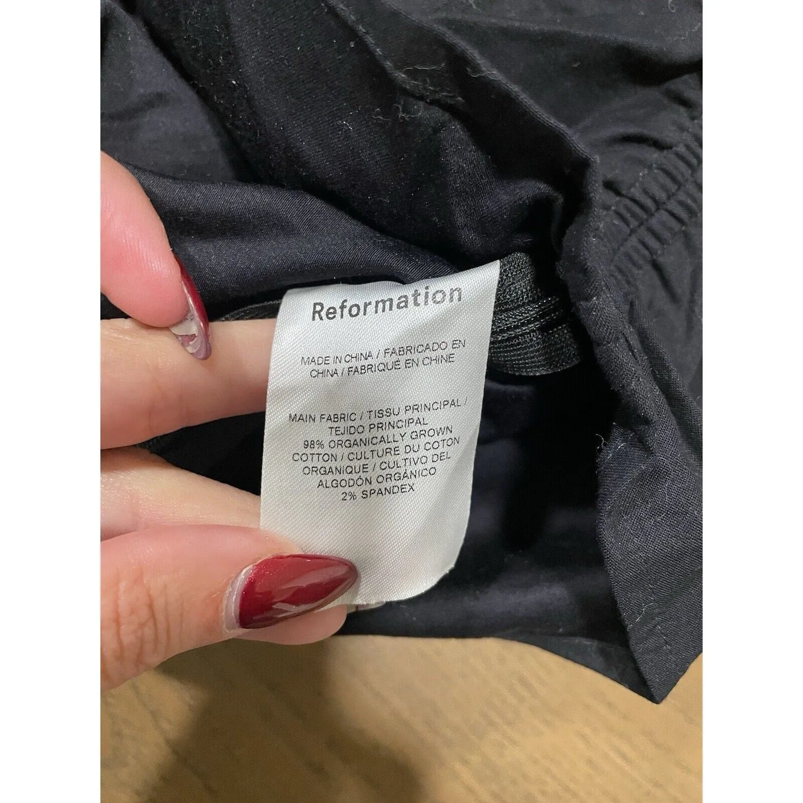 Reformation Women's Sonny Organic Cotton Ruched Puff Sleeve Top - Black, Size 2