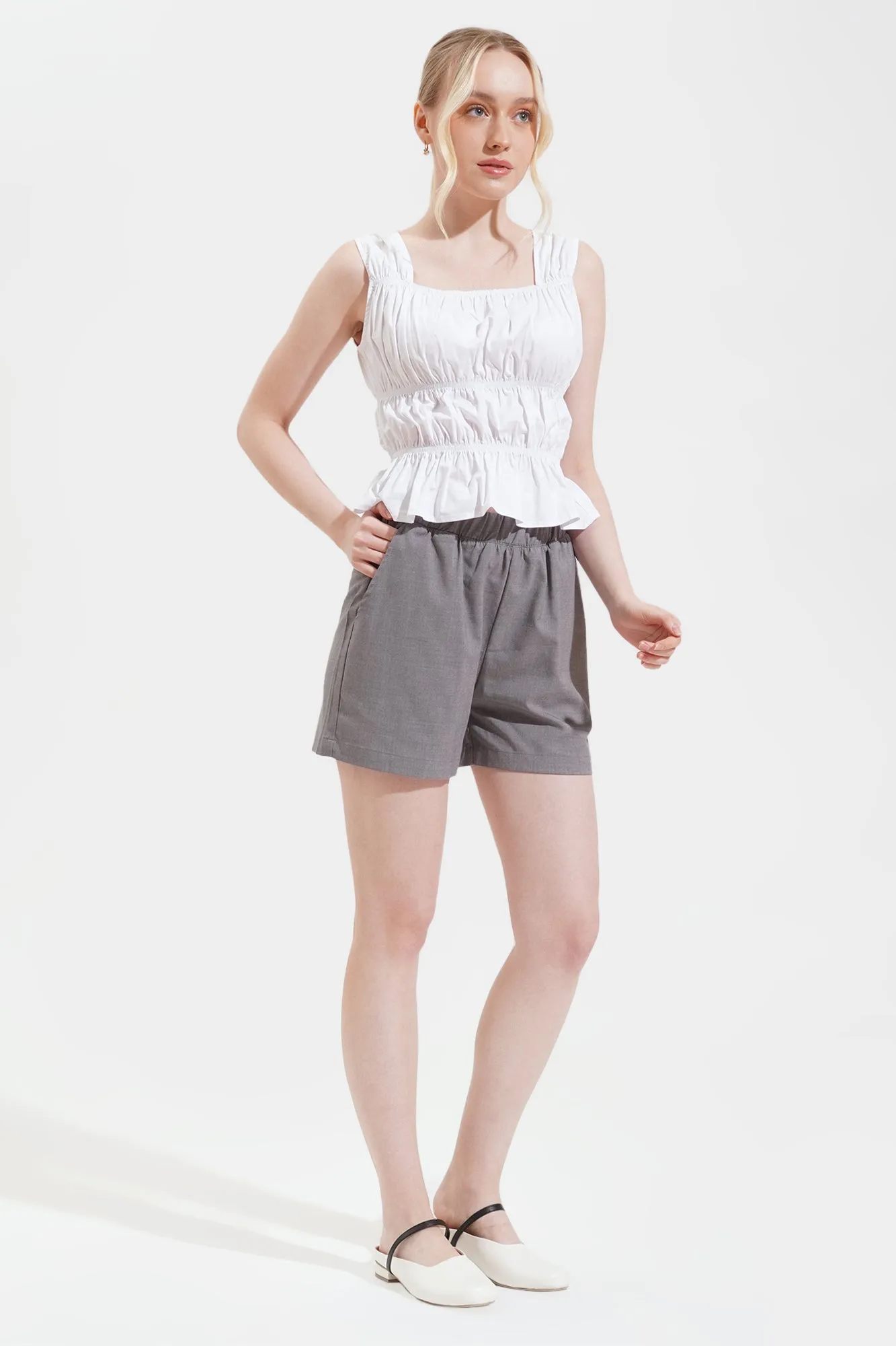 REFORME Recycled Cozy Shorts
