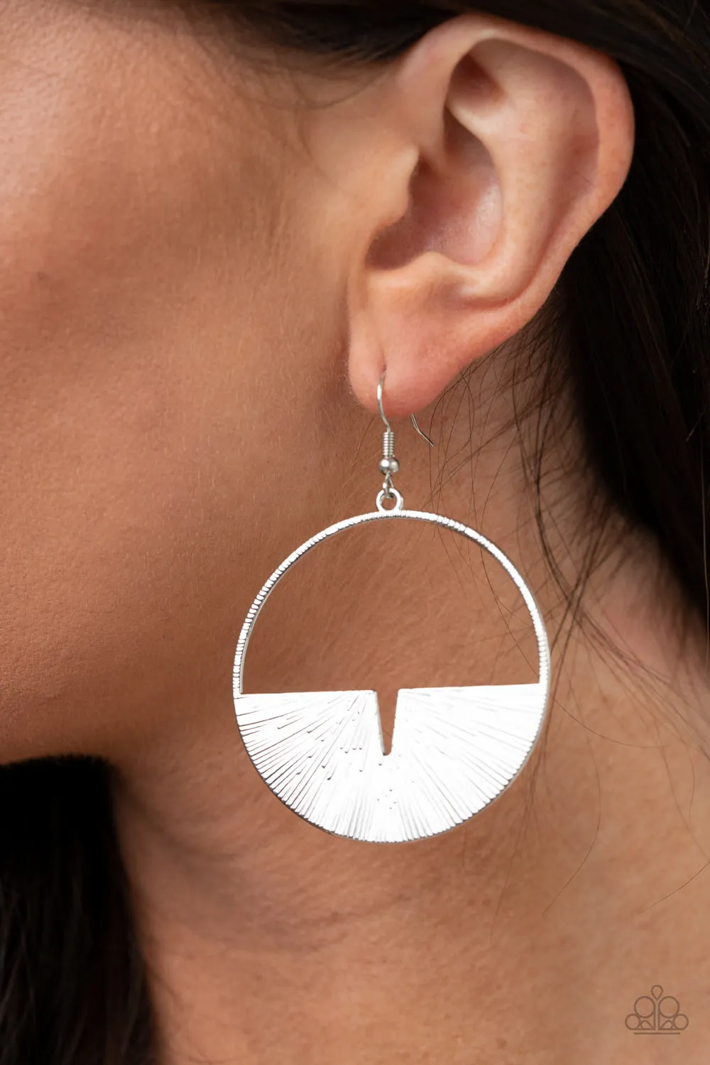 Reimagined Refinement - Silver Earring