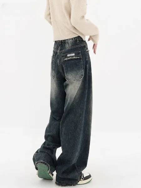 Retro Harajuku Wide Leg Jeans