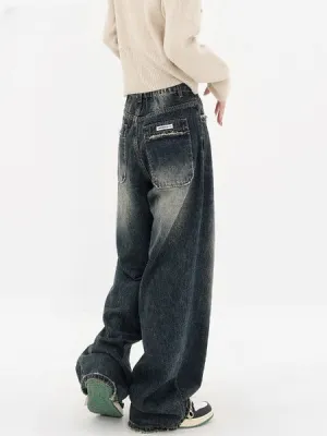 Retro Harajuku Wide Leg Jeans