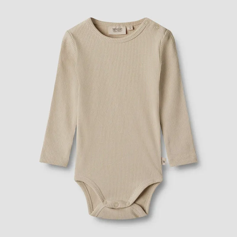 Rib Body L/s Spencer in Feather Grey