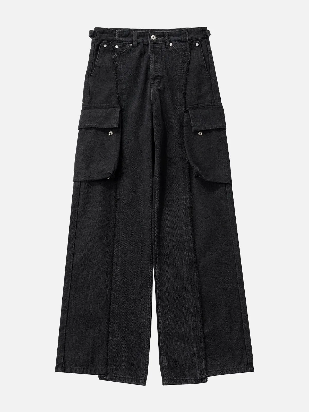 Rimiro - Fringe Multiple Pockets Jeans