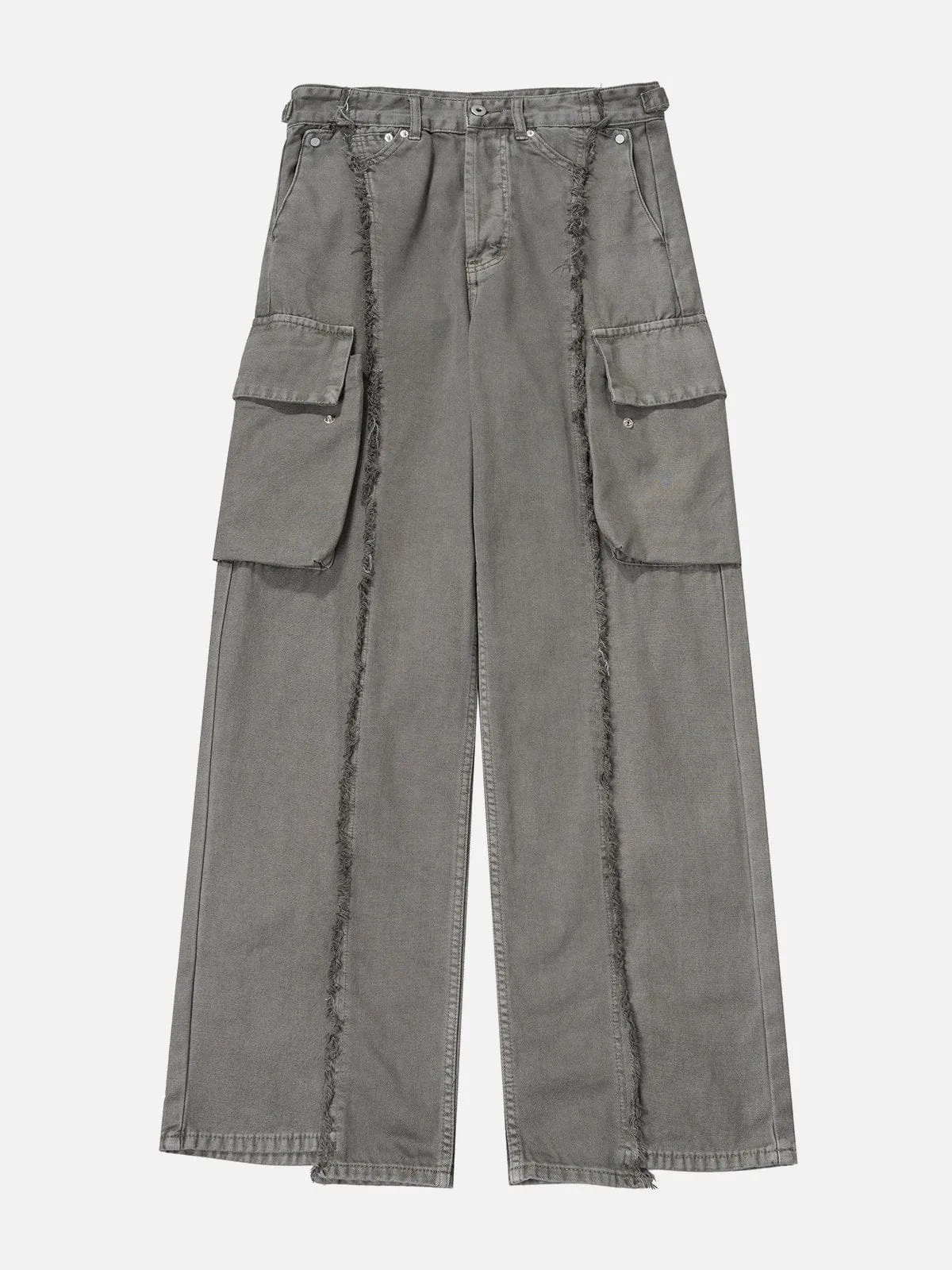 Rimiro - Fringe Multiple Pockets Jeans