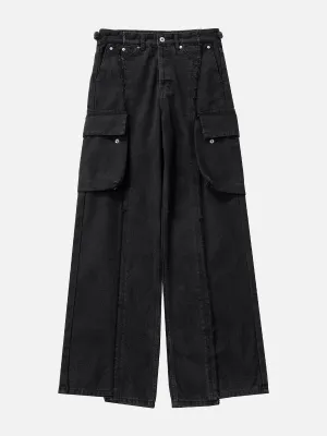 Rimiro - Fringe Multiple Pockets Jeans