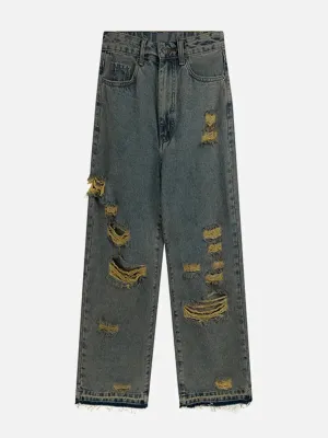 Rimiro - Vintage Hole Jeans