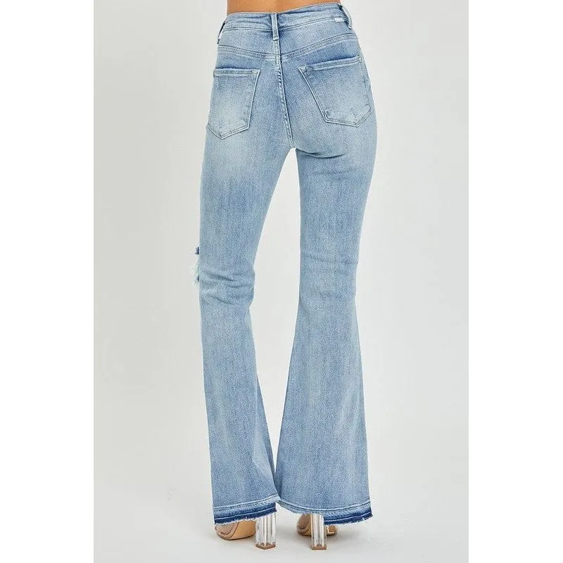 Risen Jeans High Rise Wide Flare Jeans