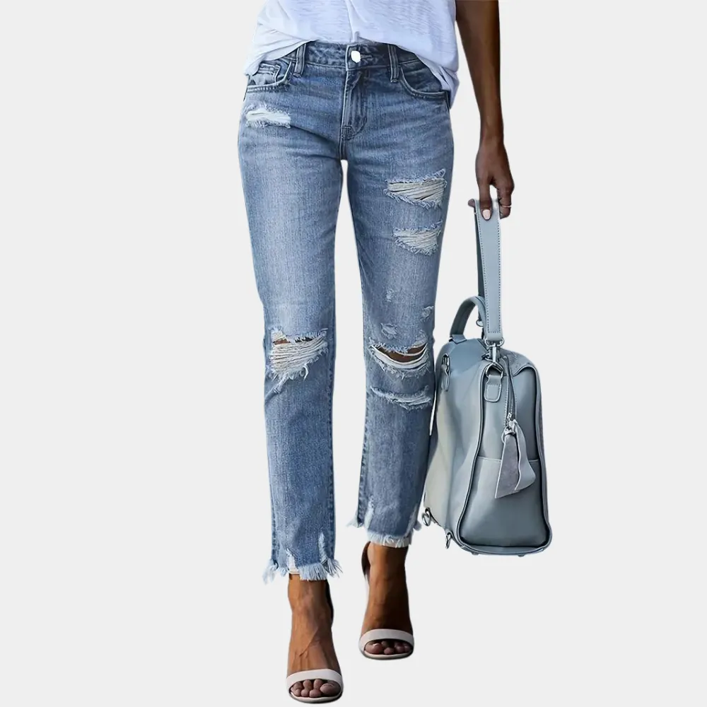 Romilly - Torn women's jeans