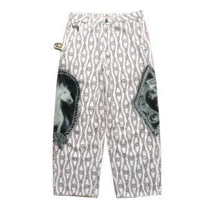 Rope Chain Twill Pants White (ft. Kevin Mejia)