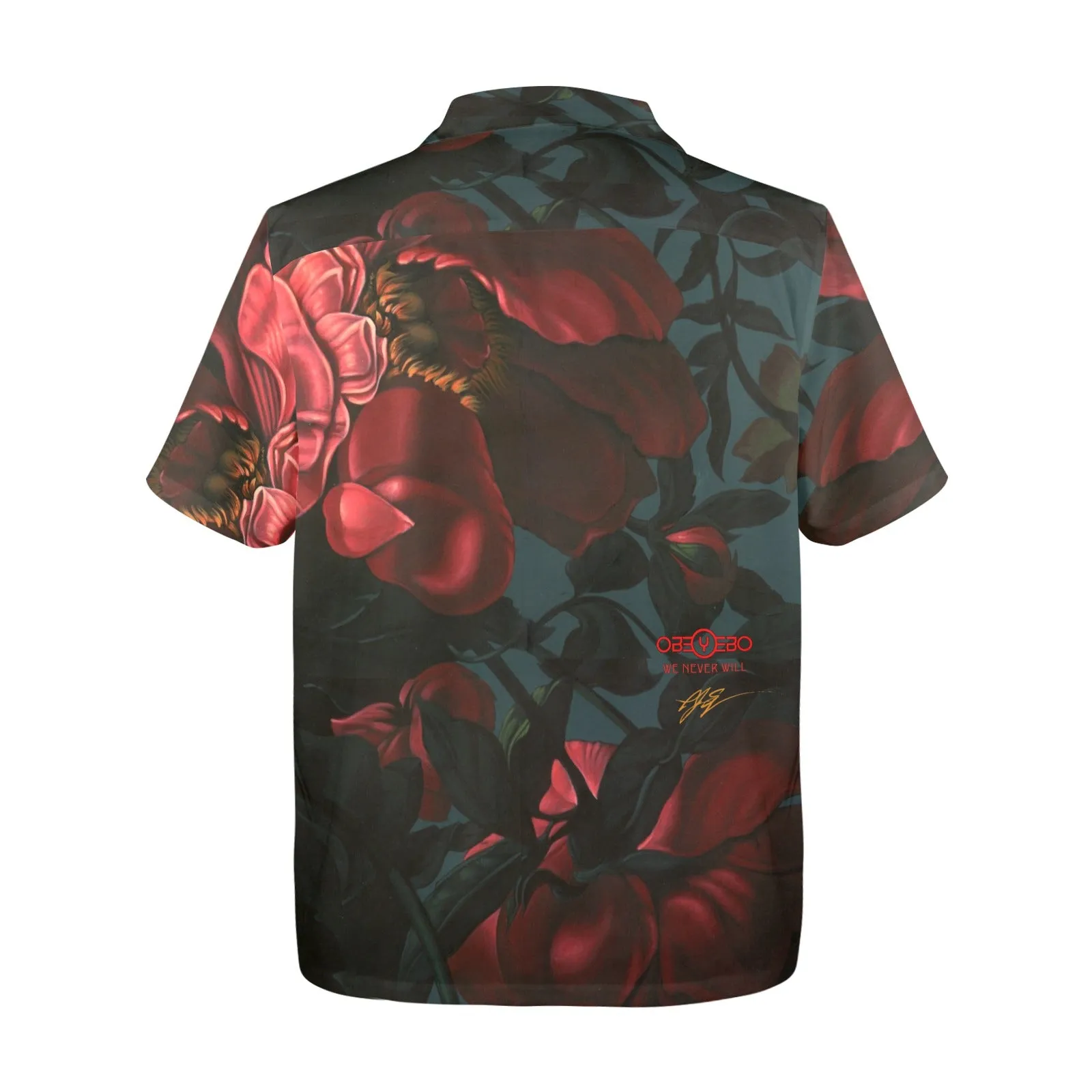 Roses Men's Hawaiian Shirt
