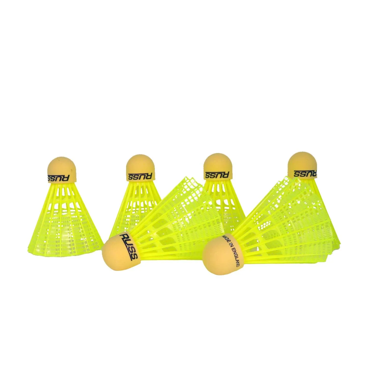 Russ 168 Synthetic Shuttlecocks (Per Tube)
