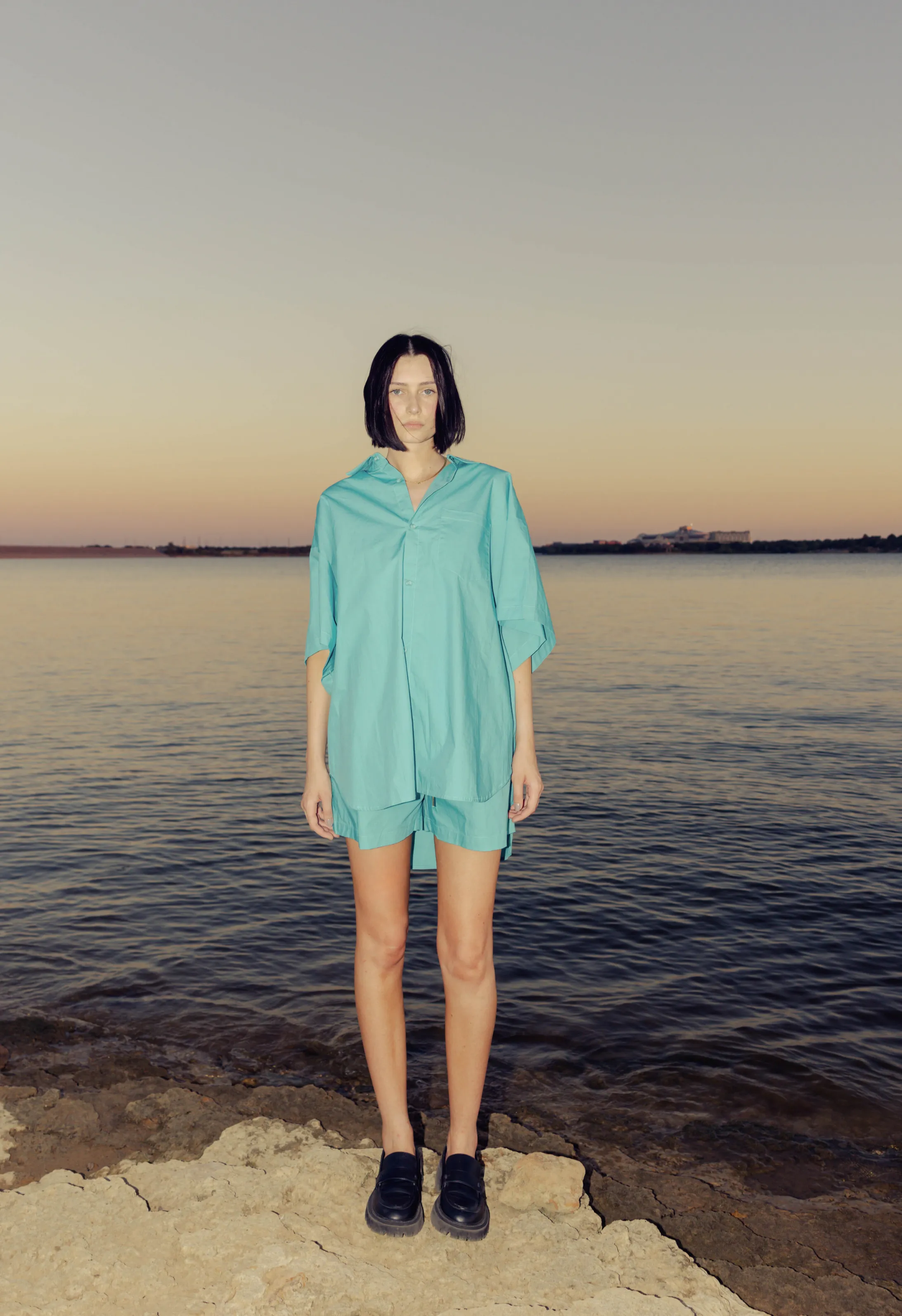 Sadie Shirt In Teal