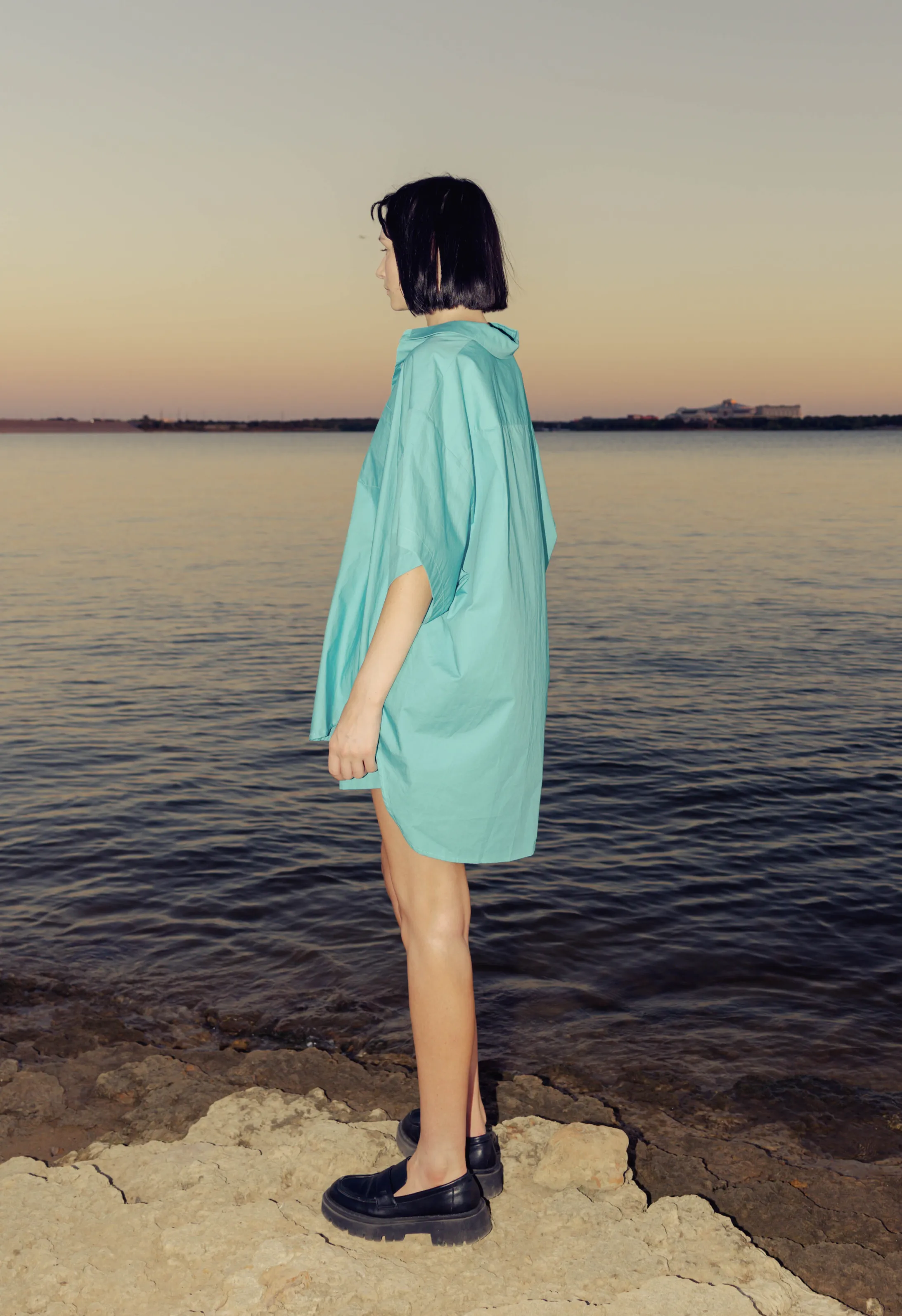 Sadie Shirt In Teal