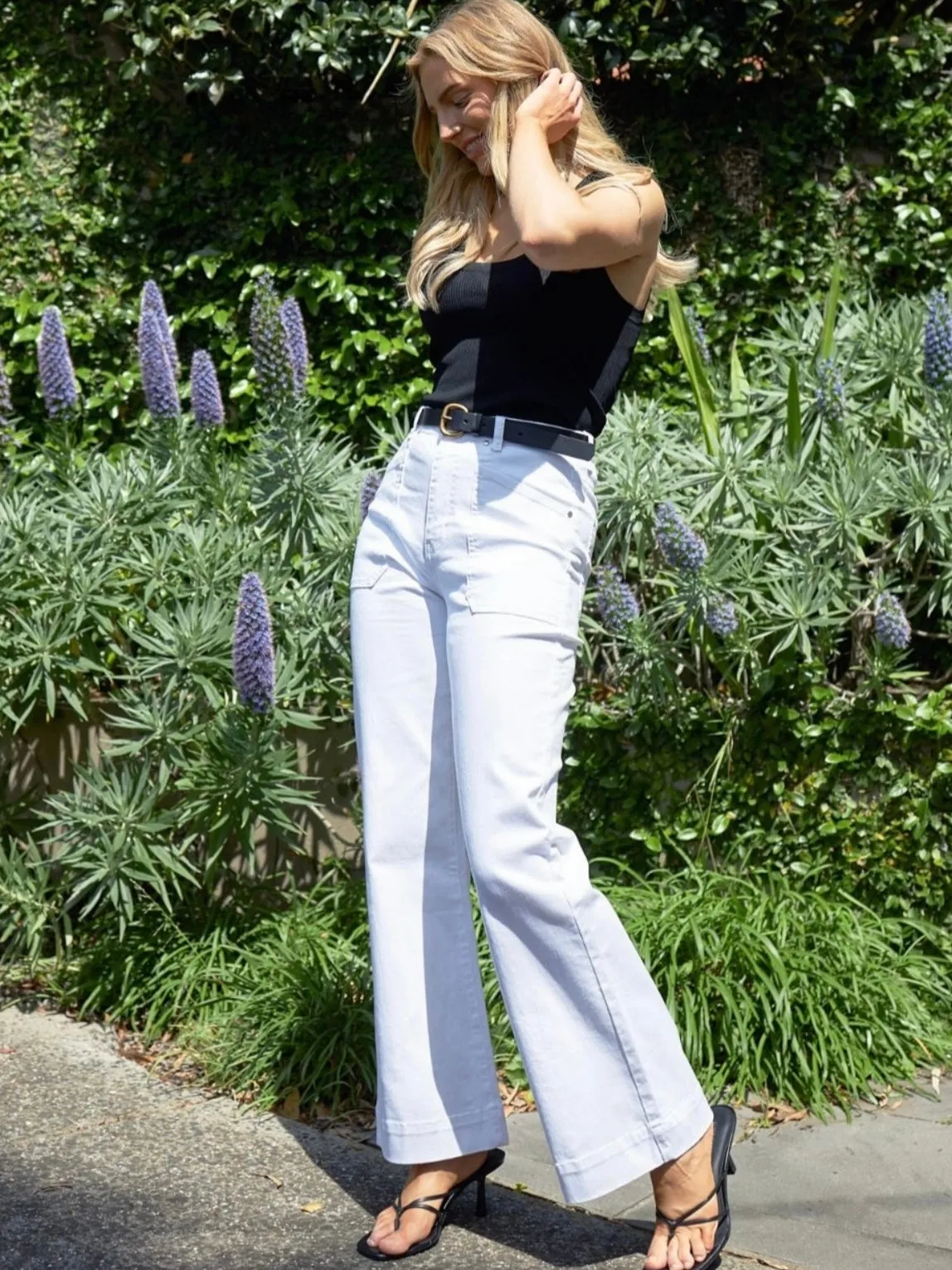 Saint Rose : Jayne Jeans : White