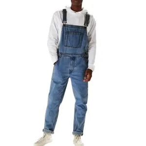 Salopette en jean vintage décontractée pour homme