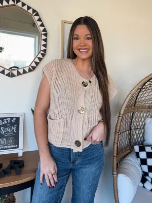 SANDY BEACH SWEATER TOP