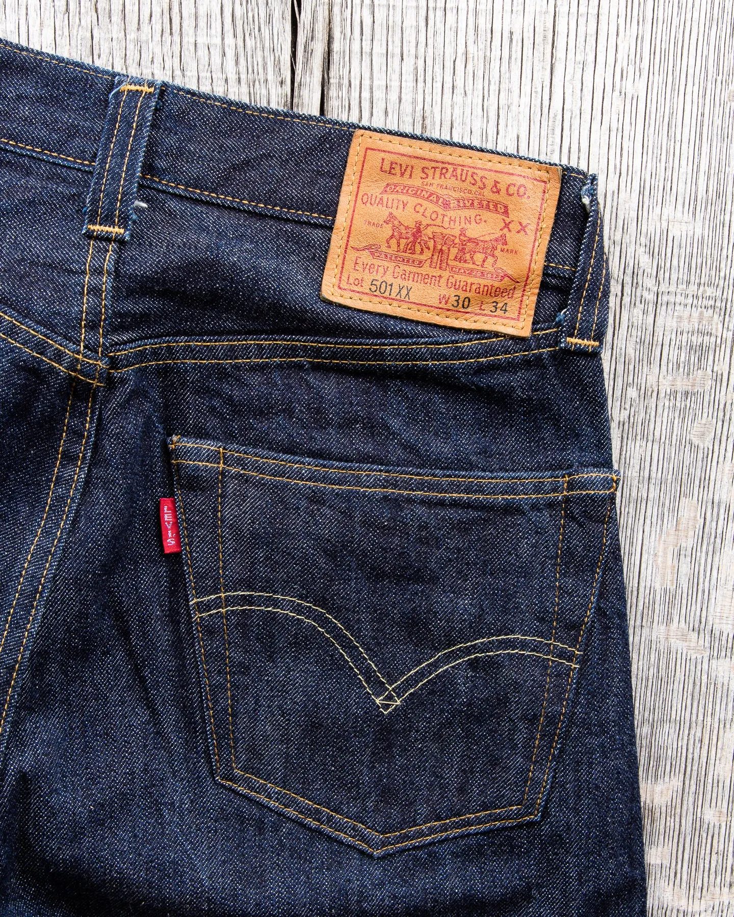 Second Hand LVC 1947 501XX Jeans Rigid W 30