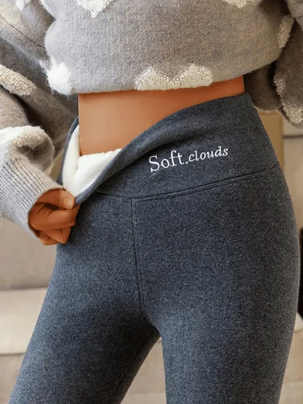 Sereni - High Waist Fleece Leggings