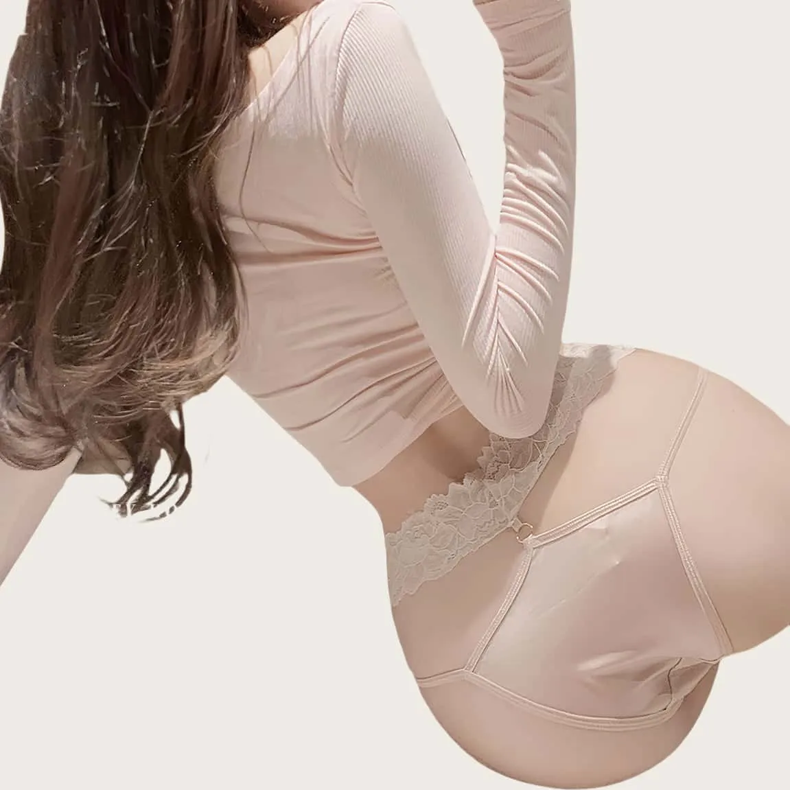 Sexy Low-Rise Lace Cut-Out Panties