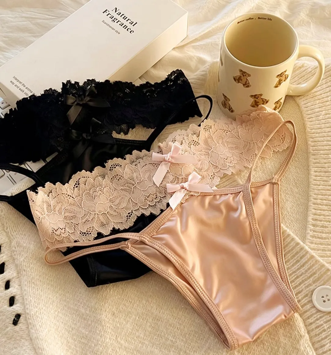 Sexy Low-Rise Lace Cut-Out Panties