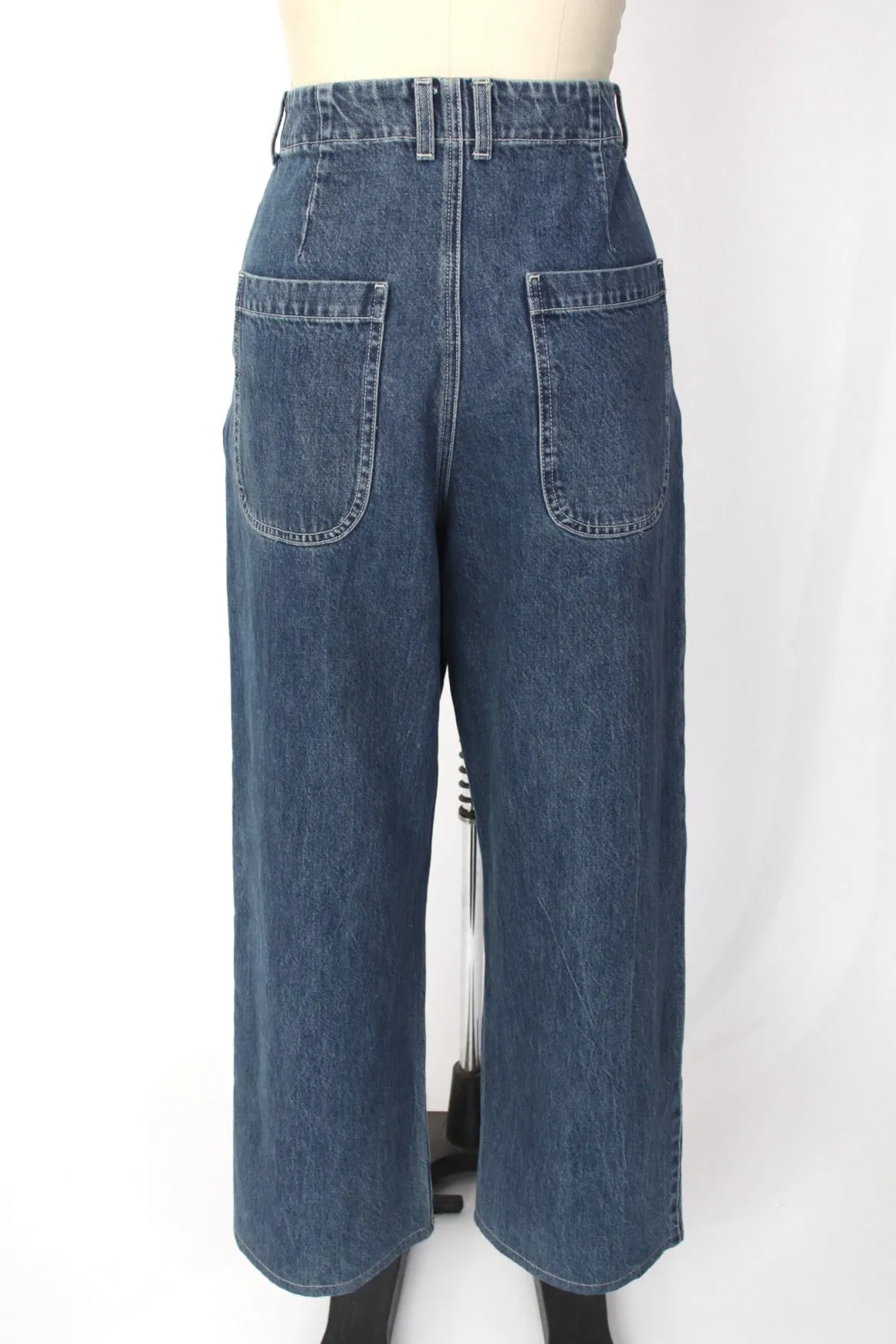Shaina Mote Wide Leg Pleat Jeans