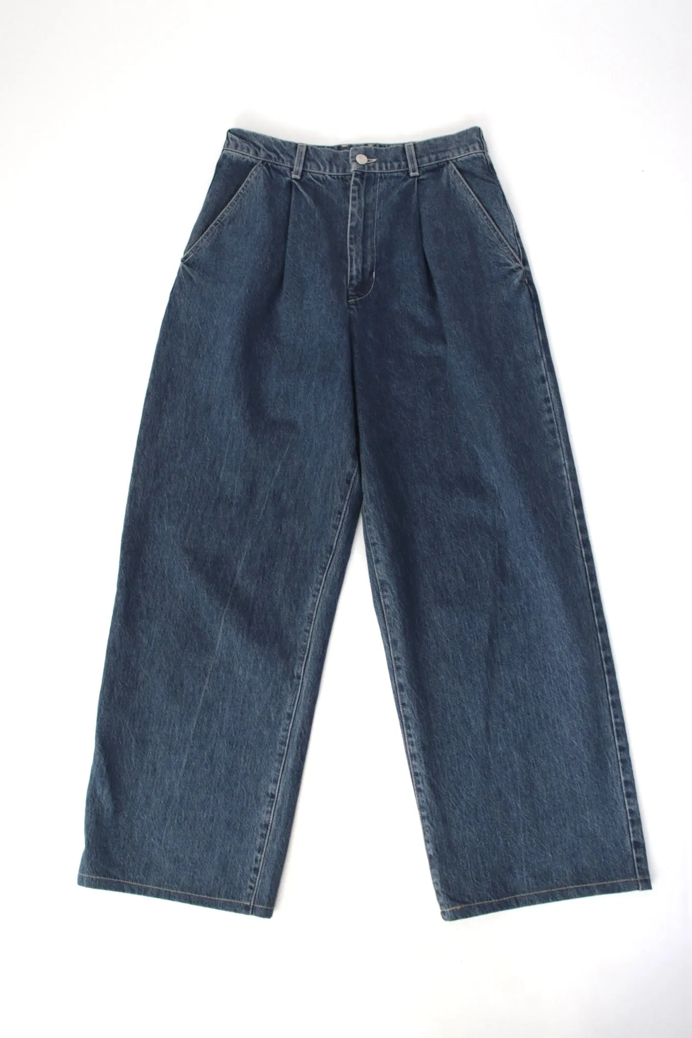 Shaina Mote Wide Leg Pleat Jeans