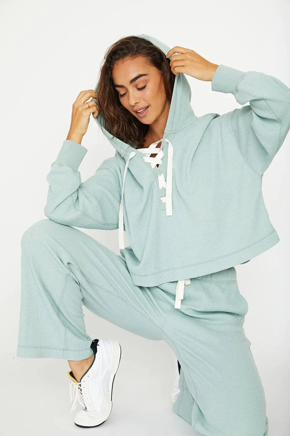 Shana Thermal Hoodie - Mint