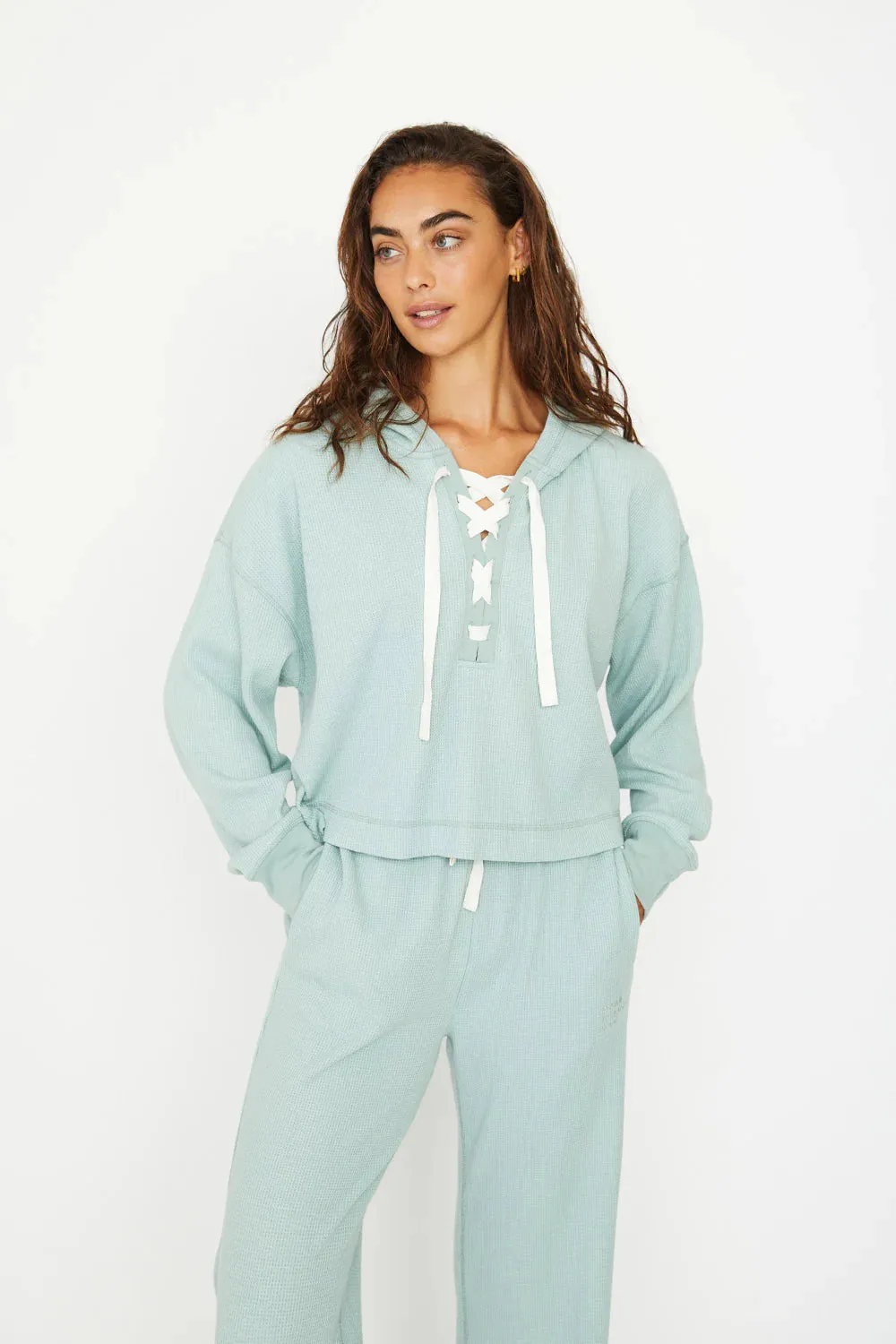 Shana Thermal Hoodie - Mint
