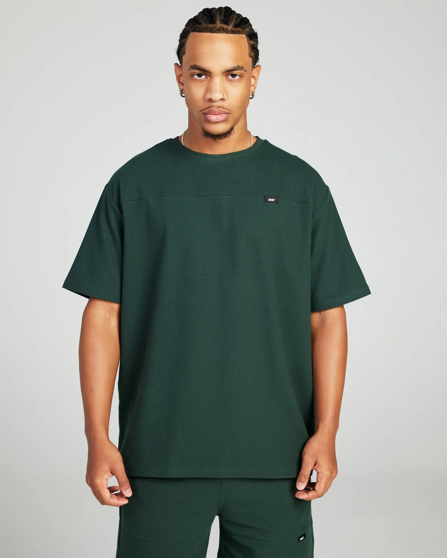 Signal Waffle Tee - Pine
