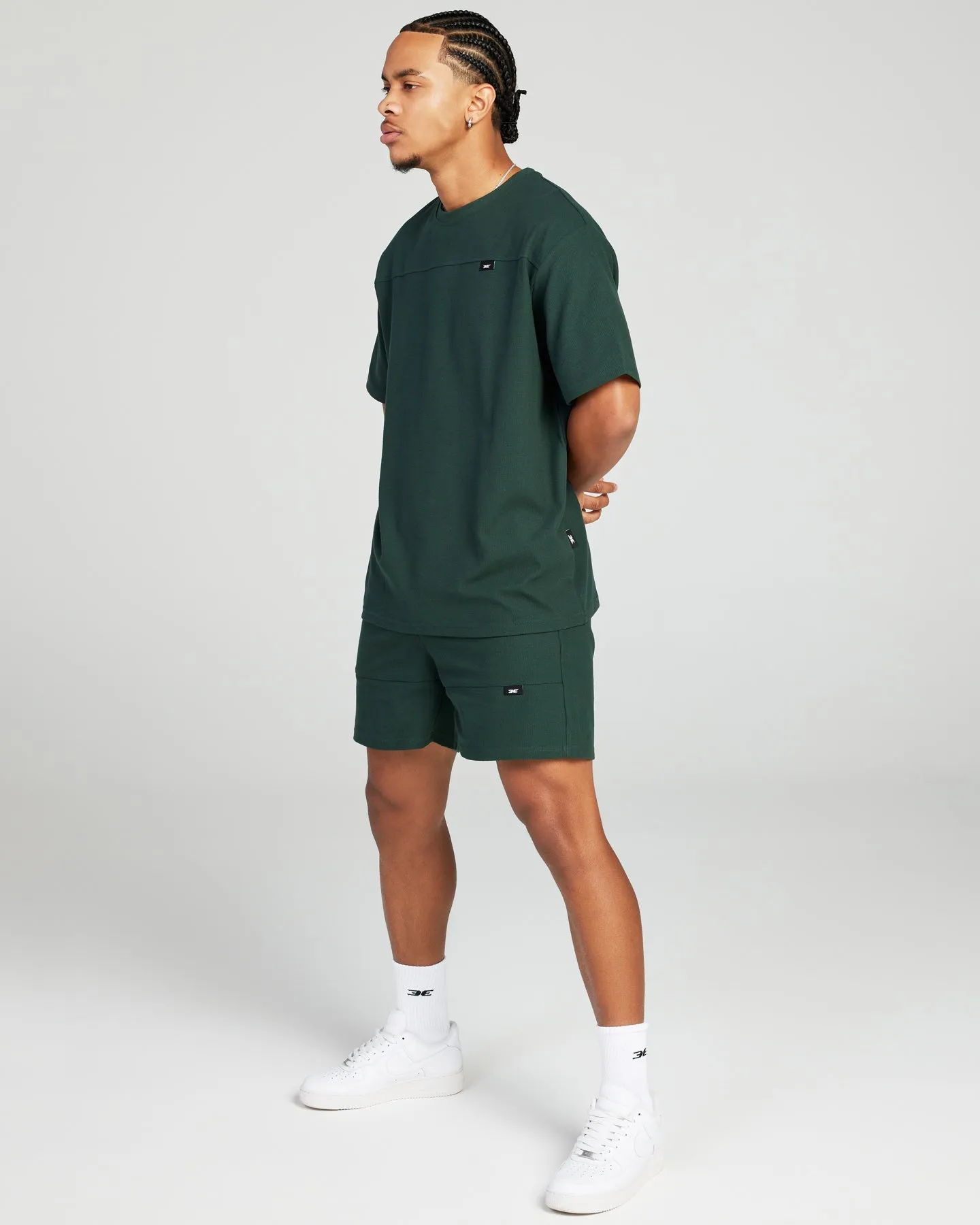 Signal Waffle Tee - Pine