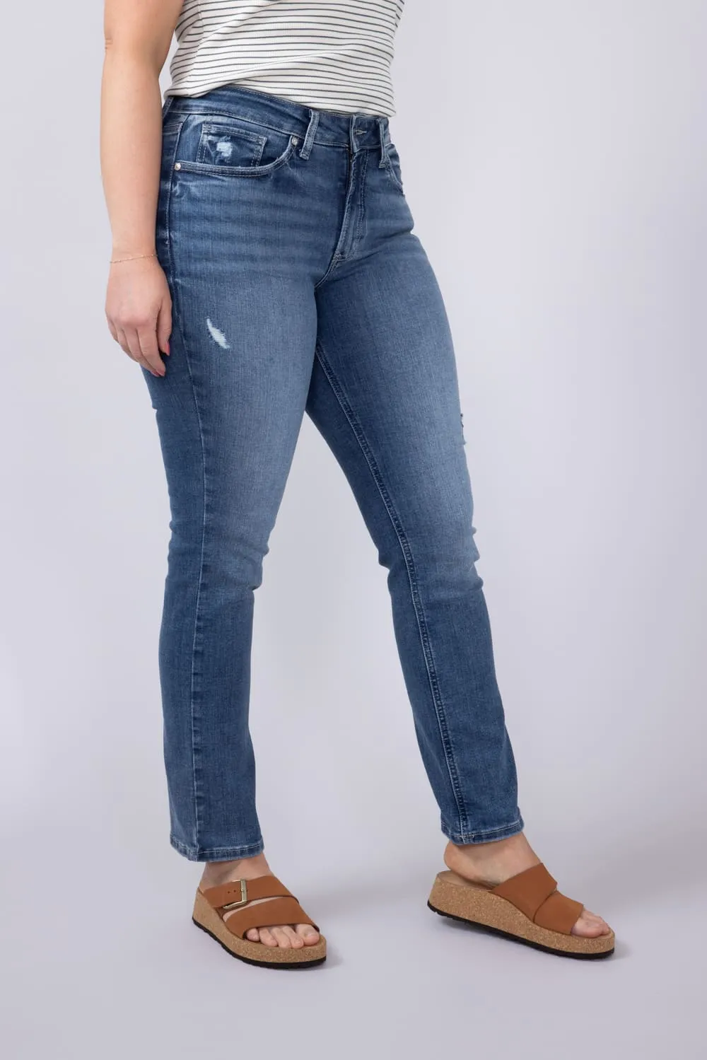Silver Jeans Avery Straight High Rise Jeans for Women | L94443EAE286
