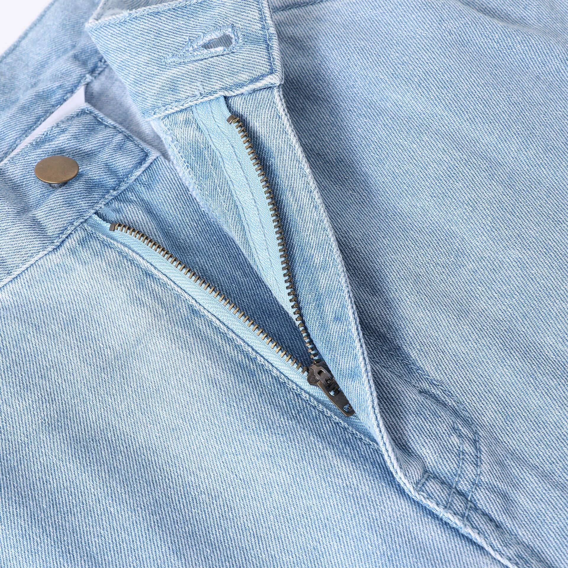Sleek Denim Trousers